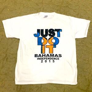 3/$30 Bahamas Independence 2015 YL Gildan Ultra Cotton Graphic Tee Shirt